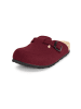 VITAFORM Wollfilz Clogs in bordeaux