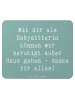 Mr. & Mrs. Panda Mouse Pad Spruch Babysitter Dank mit Spruch in Meeresbrise