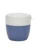 koziol Lunchboxen BENTOBOX L für Salate und Dressings in Blau, 14 x 13 x 14 cm
