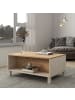 CALICOSY Couchtisch KORA in Beige - (W)90  x (H)40  x (L)60 cm