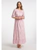 faina Damen Maxikleid in Rosa