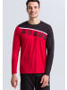 erima 5-C Longsleeve in rot/schwarz/weiss