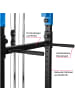 tectake Power Rack  136 x 142,5 x 215 cm, schwarz/blau