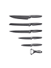 Michelino 6tlg. Messer-Set in Schwarz