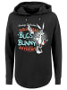 F4NT4STIC Oversized Hoodie Looney Tunes Vintage Bugs Bunny in schwarz
