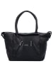 Greenland Nature Black Nappa Shopper Tasche Leder 33 cm in black