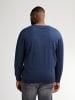 Petrol Industries Plus Size Pullover mit Rundhalsausschnitt Rhinelander in Blau