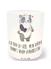 Mr. & Mrs. Panda Glas Teelichthalter Panda Insulinpumpe mit Spruch in Transparent