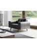 Angel Cerdá Chester-Sessel 5037 in Walnuss / Schwarz – (B)112 x (H)95 x (T)78 cm