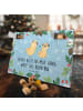 Mr. & Mrs. Panda Hunde Adventskalender Mops Verliebt mit Spruch in Eisblau