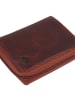 Greenburry Rugged Geldbörse RFID Schutz Leder 10 cm in brown