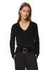 Marc O'Polo V-Neck-Strickpullover regular in Schwarz