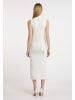DreiMaster Damen Strickkleid in Wollweiss