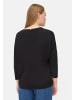 Camel Active Langarmshirt mit Rundhalsausschnitt in Kaviar