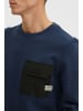 11 Project Rundhalspullover PRPelle in Blau