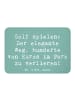 Mr. & Mrs. Panda Magnet Spruch Golf Eleganz mit Spruch in Meeresbrise
