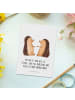 Mr. & Mrs. Panda Postkarte Igel Liebe mit Spruch in Weiß