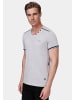 Rusty Neal Herren Biker T-Shirt – Vintage Oxid Washed – V-Neck Regular Fit in Grau