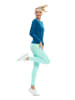 Winshape Functional Light and Soft Long Sleeve Top AET118LS in teal green