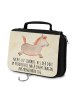 Mr. & Mrs. Panda Kosmetiktasche Pferd Springen mit Spruch in Vintage