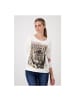 monari Langarmshirt in off-white