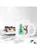 Mr. & Mrs. Panda Glasbecher Pinguin Weihnachtsbaum ohne Spruch in Transparent