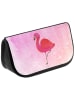 Mr. & Mrs. Panda Kosmetiktasche Flamingo Classic ohne Spruch in Aquarell Pink