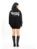 Tom Barron Freizeitanzug WOMEN OVERSIZE FIT TUNIC SWEATSHIRT in black