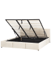 Beliani 2-tlg Bettgestell BOUSSE in Beige