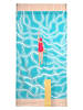 Juniqe Handtuch "Pool" in Blau & Orange