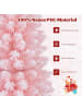 COSTWAY 150 cm Tannenbaum mit Schnee in Rosa