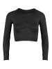 BeShaped Langarmshirt Power Up! in Black