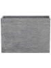 Beliani Outdoor Blumentopf EDESSA in Grau - (W) 80 x (H) 56 x (L) 34 cm