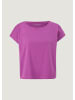comma T-Shirt ärmellos in Pink