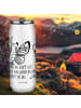 Mr. & Mrs. Panda Trinkflasche Raupe Schmetterling mit Spruch in Weiß