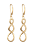 Elli Ohrringe 925 Sterling Silber Spirale in Gold