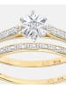 Diamant L'éternel Ring aus 375 Gelbgold mit 0.05 Karat Diamant