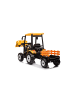 Wisam® Batteriebetriebener Traktor mit Anhänger Hercules Yellow 24V