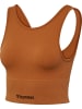 Hummel Hummel Top Hmlmt Yoga Damen Feuchtigkeitsabsorbierenden Nahtlosen in MOCHA BISQUE