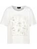 monari Rundhals T-Shirt für Damen in creme