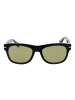 Serengeti Unisex Sonnenbrillen Oval Schwarz