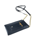 collezione alessandro Schultertasche " Handytasche " in schwarz