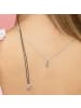 Luxenter silver-plated alphabet necklace
