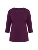 Ulla Popken Shirt in dunkle pflaume