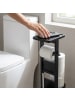 relaxdays WC Garnitur in Schwarz - (B)30 x (H)80 x (T)18 cm