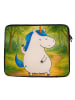 Mr. & Mrs. Panda Laptop Tasche Einhorn Mann Design ohne Spruch in Weiß