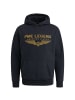 PME Legend Pullover HOODED LOGO CARRIER in Blau