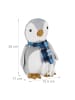 relaxdays Türstopper Pinguin in Dunkelgrau