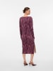 mama licious Plissiertes Kleid in Winetasting 1