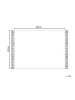 Beliani Tagesdecke BERE in Weiß - (W) 150 x (H) 1 x (L) 200 cm